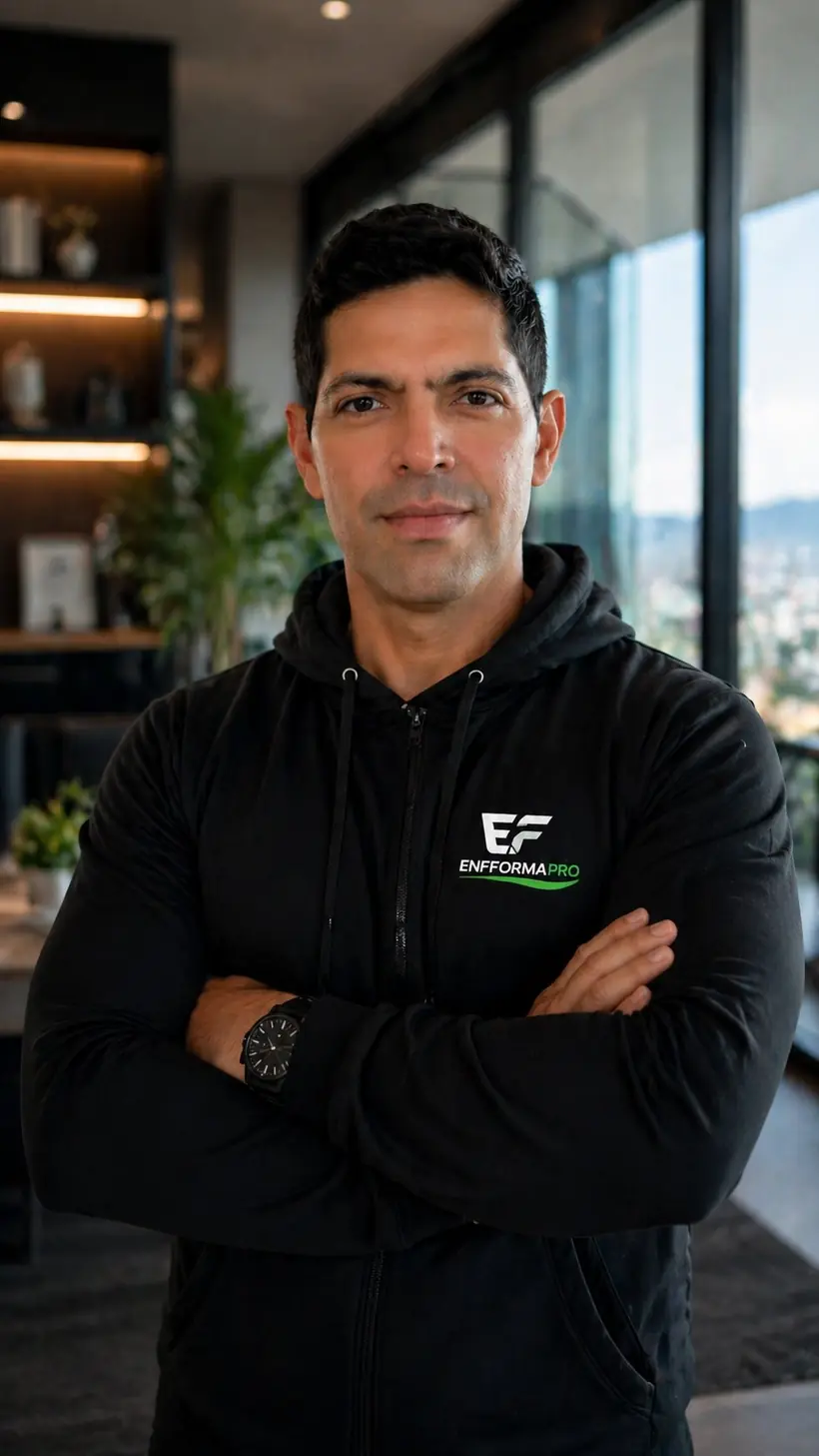 Frederick Forero CEO y fundador ENFFORMA PRO — entrenamiento personalizado Colombia