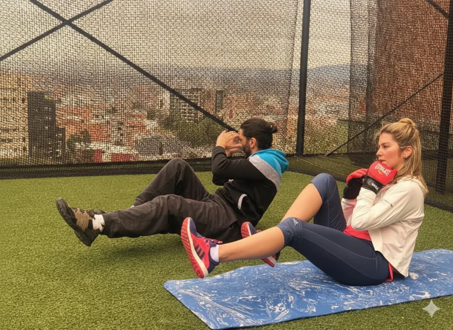Figura pública entrenando con ENFFORMA PRO — entrenador personal Colombia