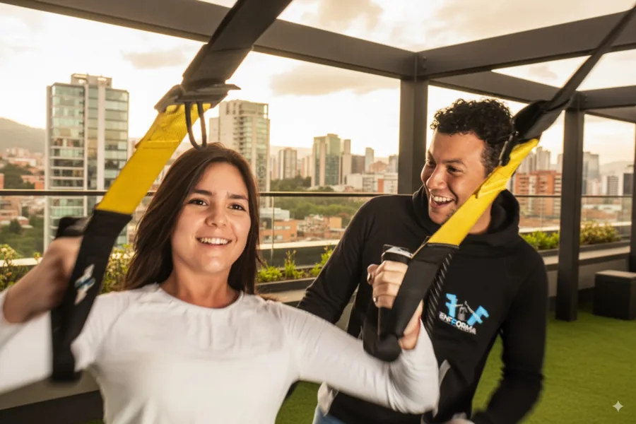Cliente de ENFFORMA PRO — entrenamiento personal a domicilio en Bogotá